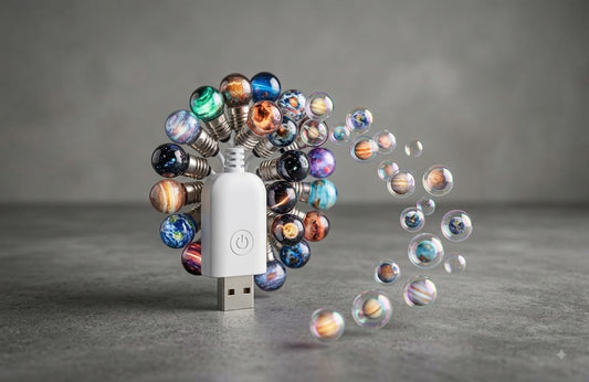 Galaxy Star & Planet LED Night Light Projector for Kids