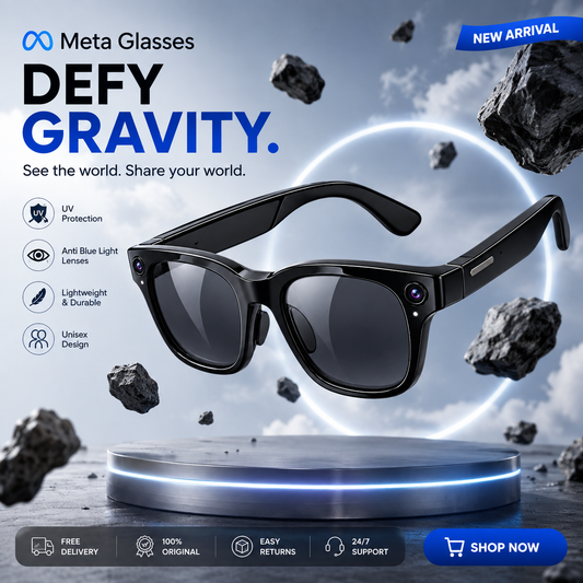 Meta Smart Glasses – Smart Technology, Stylish Look & Hands-Free Experience 😎✨