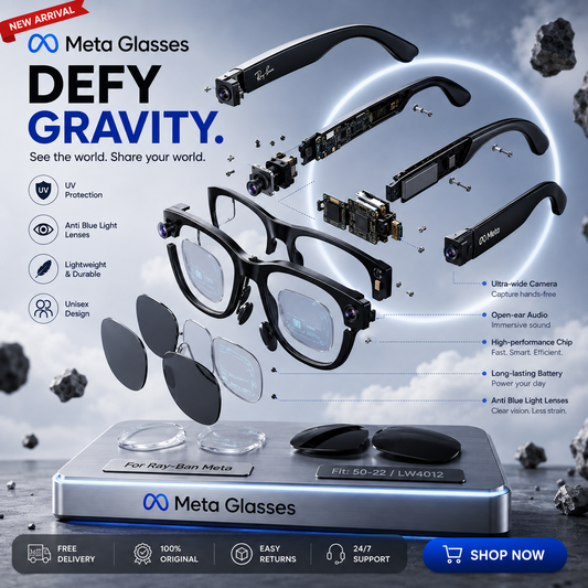 Meta Smart Glasses – Smart Technology, Stylish Look & Hands-Free Experience 😎✨