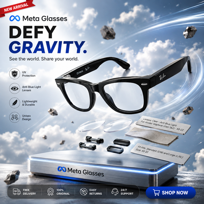 Meta Smart Glasses – Smart Technology, Stylish Look & Hands-Free Experience 😎✨