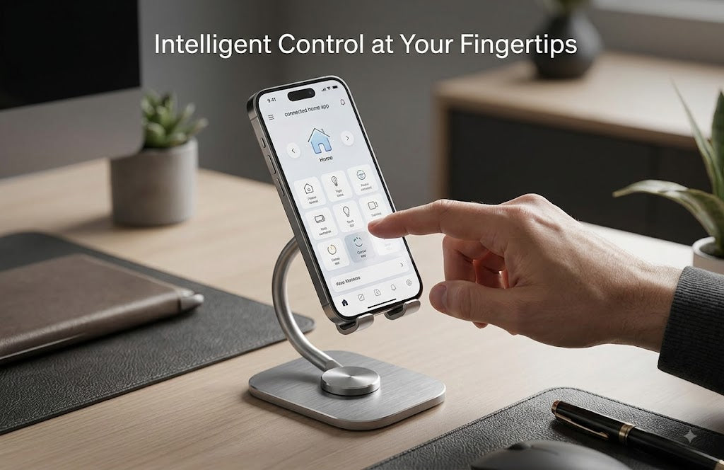 GENZEE Smart Health Ring - Fitness Tracker, Steps, Calories & Time Display