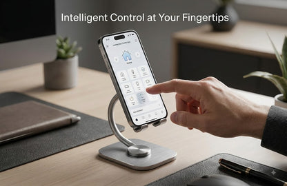 GENZEE Smart Health Ring - Fitness Tracker, Steps, Calories & Time Display