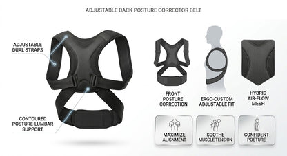 Adjustable Back Posture Corrector Belt | Say Goodbye to Slouching