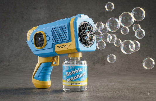 Automatic Electric Bubble Gun Machine for Kids