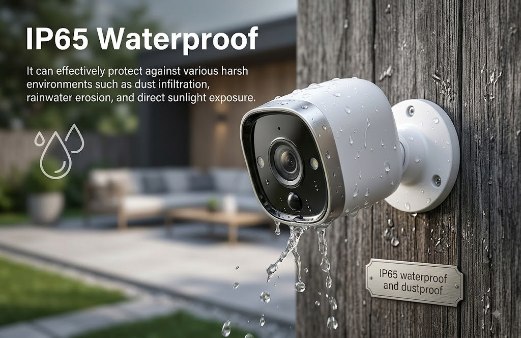GENZEE 4K WiFi Smart Security Camera - Remote Monitoring, PTZ, Two-Way Audio