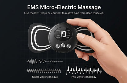 Smart EMS Electric Massager with Multi-Mode Intensity Control