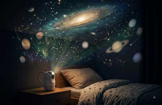 Galaxy Star & Planet LED Night Light Projector for Kids