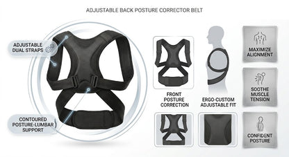 Adjustable Back Posture Corrector Belt | Say Goodbye to Slouching