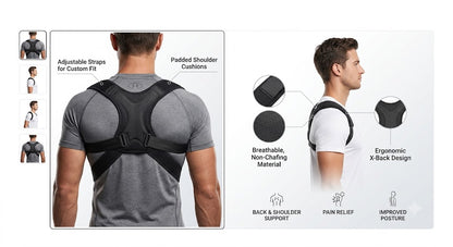Adjustable Back Posture Corrector Belt | Say Goodbye to Slouching